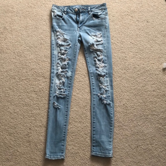 American Eagle Outfitters Denim - American eagle ripped skinny jeans